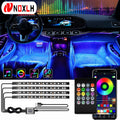 Universal App-Controlled RGB Car Interior Footwell Light Kit