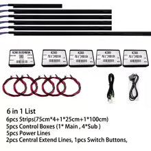 Fiber Optic Acrylic Dashboard & Door Ambient Light Strips