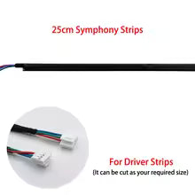 Fiber Optic Acrylic Dashboard & Door Ambient Light Strips