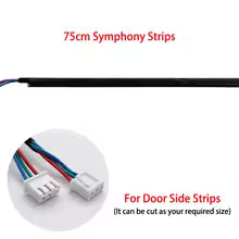 Fiber Optic Acrylic Dashboard & Door Ambient Light Strips